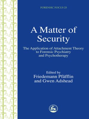 cover image of A Matter of Security